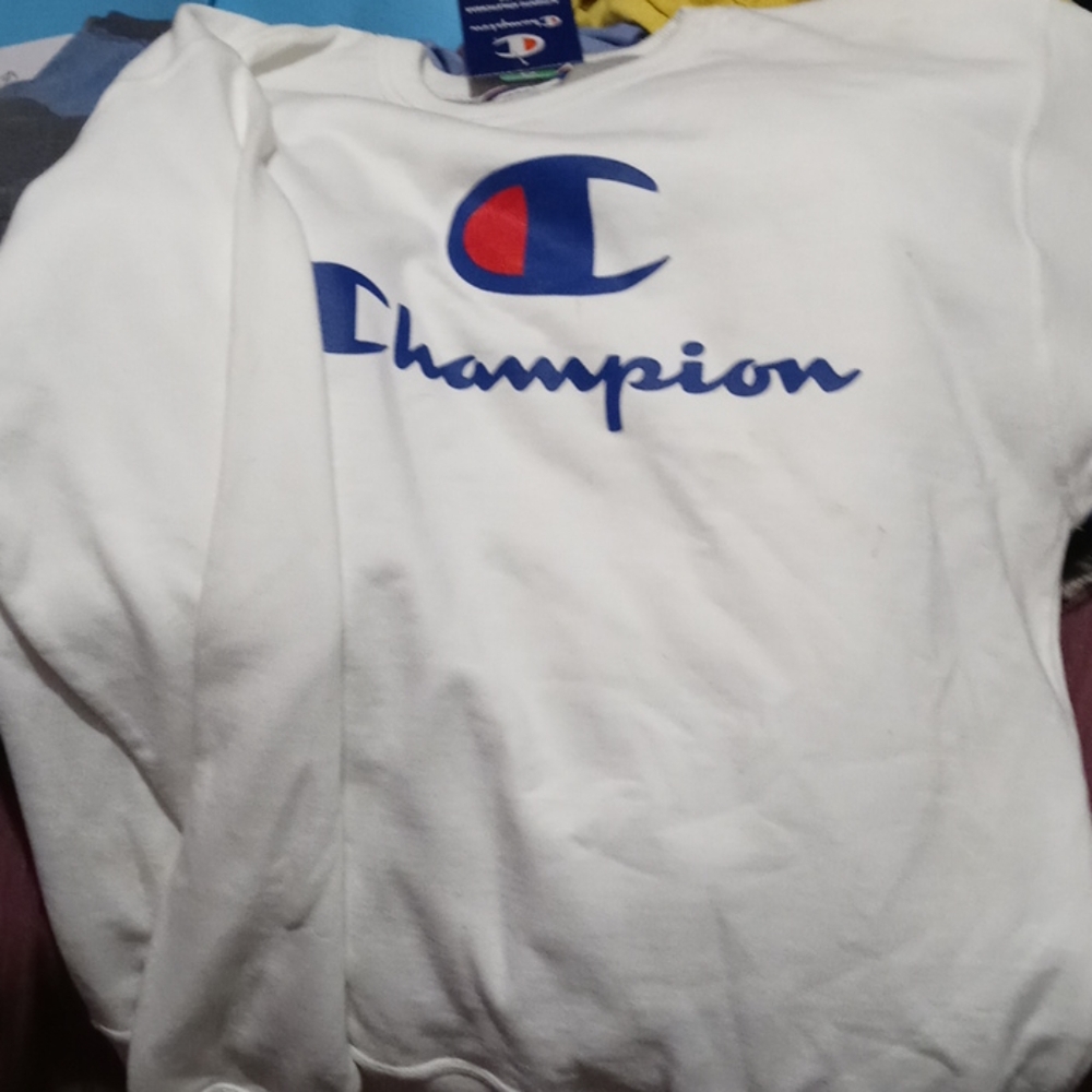 White Champion sweatshirt never been worn